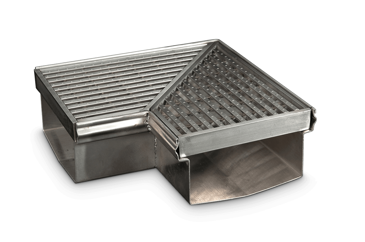 Click Drain 90 Degree angle for drain channel and grate
