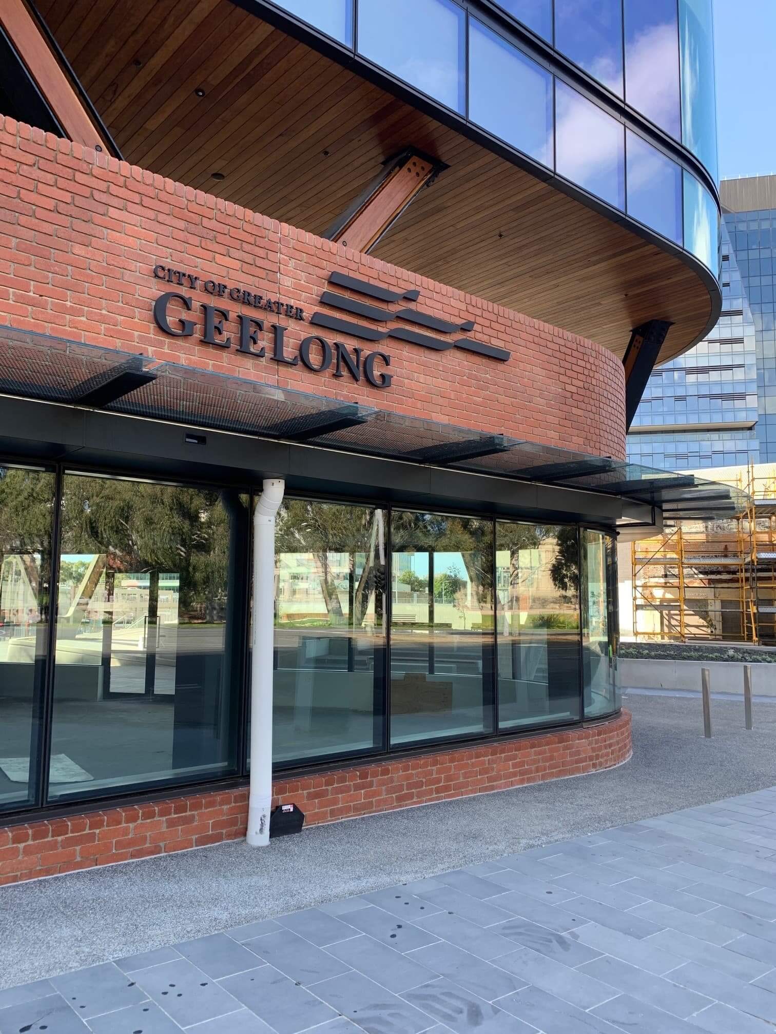 city of greater geelong civic accommodation building grates
