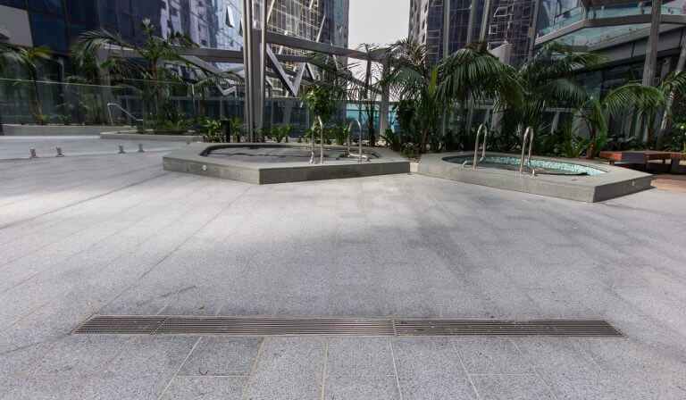 Spa Area Drain West Side Place Click Drain