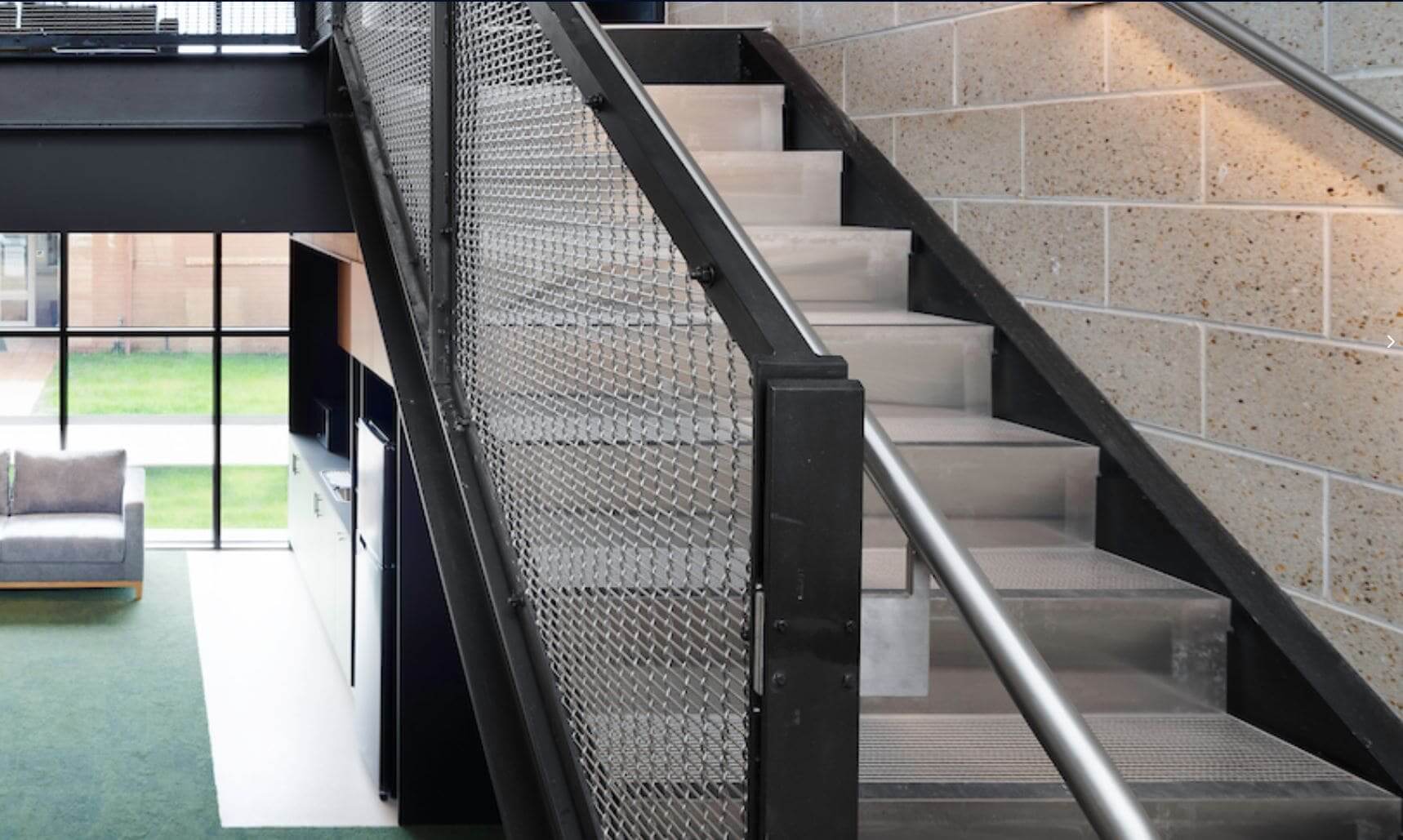 Stainless Steel Staircase Stair Tread Marcus Oldham College 01