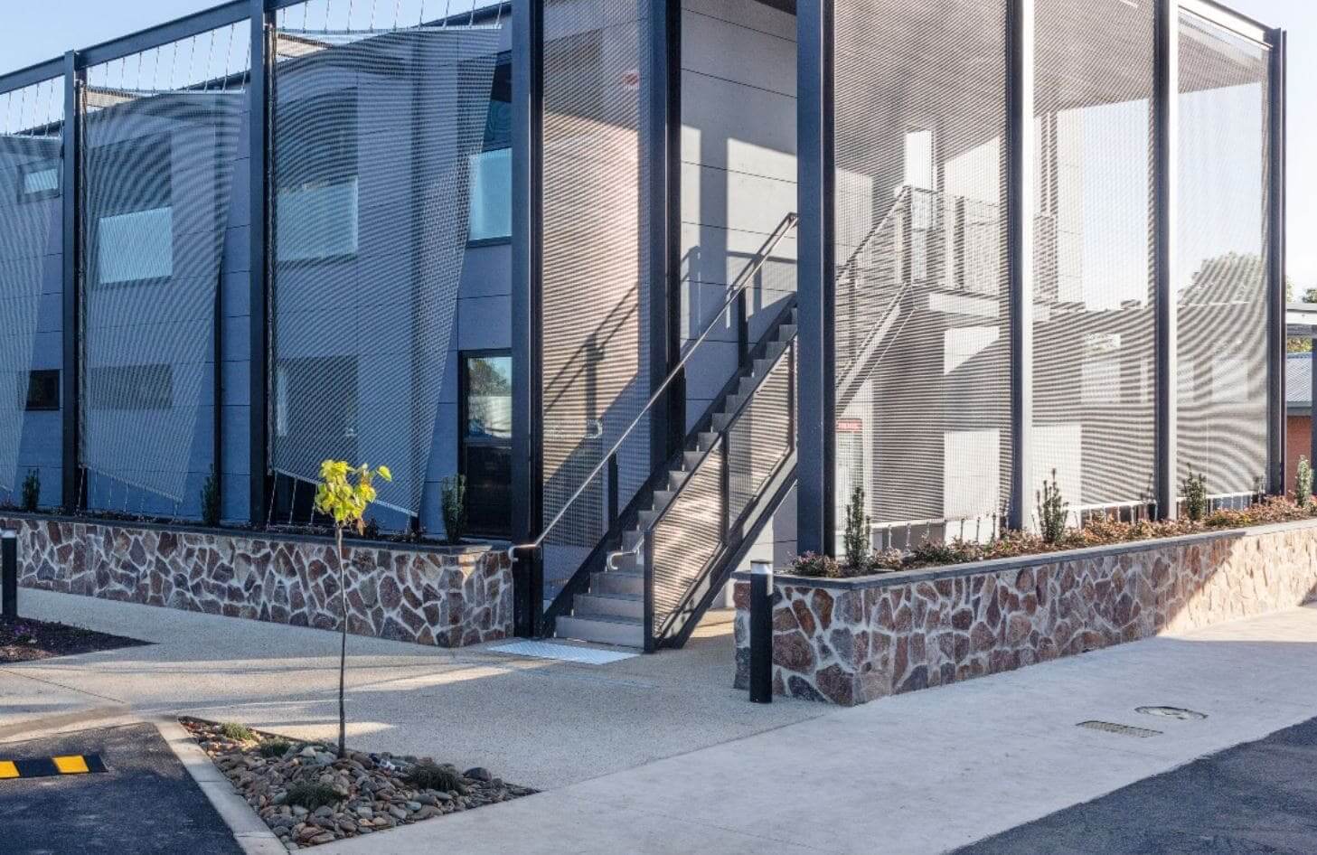 Stainless Steel Staircase Stair Tread Marcus Oldham College 02